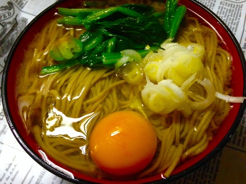 あごだしが美味しい♪あたたかいお蕎麦★